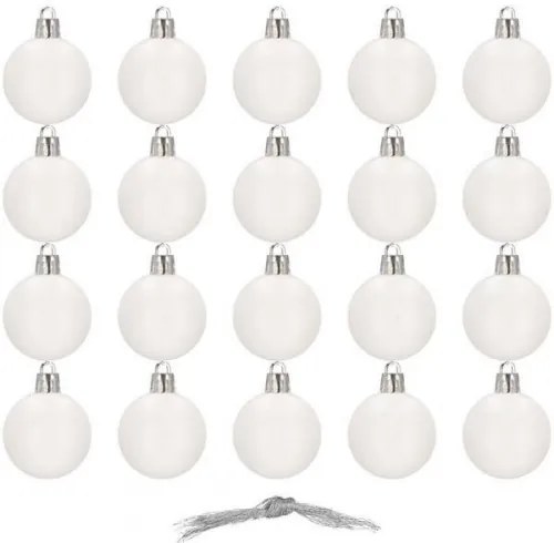 Vianočné gule 20 ks SPRINGOS CA0101