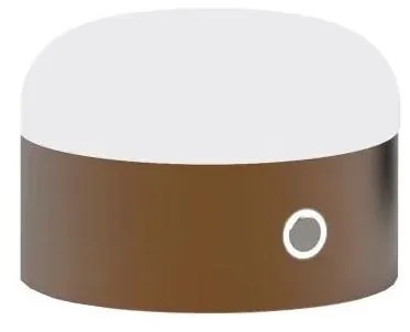 Ideal Lux LED dotyková stolná lampa MIGNON LED/5W/5V pr. 10 cm CRI 90 hnedá