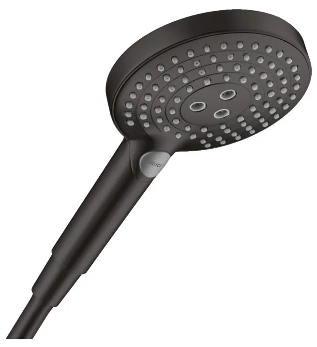 Hansgrohe Raindance Select S - Ručná sprcha 120 3jet, čierna matná 26014670