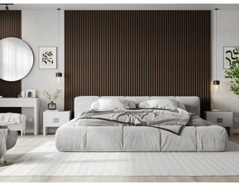 Mexen Lam-B, akustické stenové lamely 275 × 30 cm, HDF doska 4 mm, technická dyha, orech palisandrový, S100-275307-3015-021