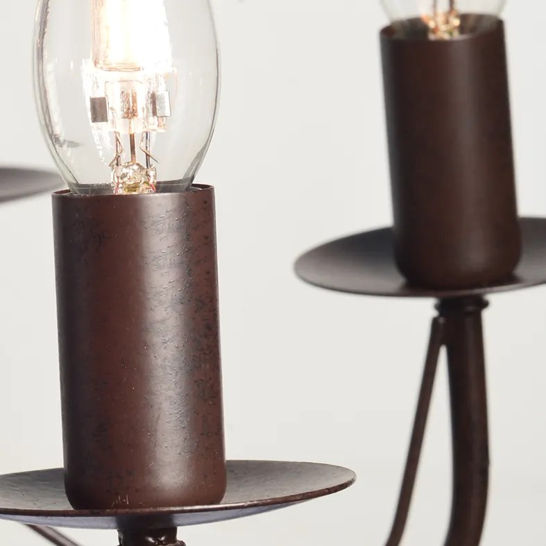 ACA DECOR Závesný luster PALMYRA max. 3x60W/E14/230V/IP20