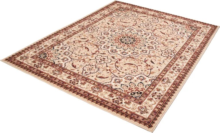 TA Koberec F740A SVETLÝ BÉŽOVÝ ATLAS PP Rozmer: 120x180 cm