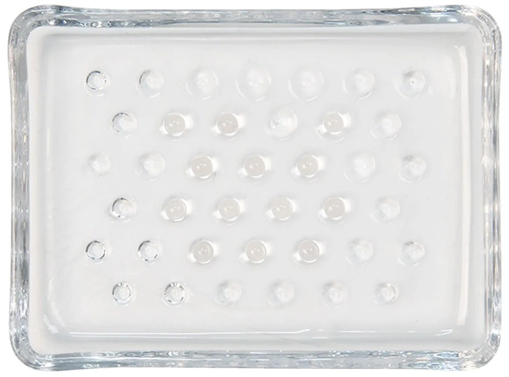 Sklenená miska na mydlo - 13*10*2 cm