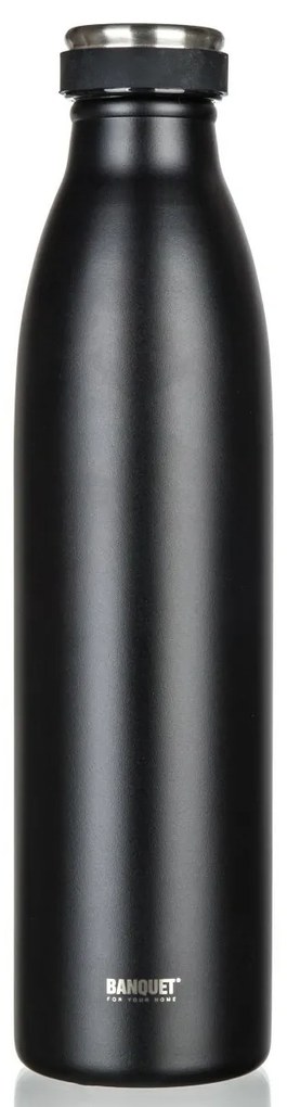 Banquet Termoska nehrdzavejúca SANS 750 ml, čiernačierna
