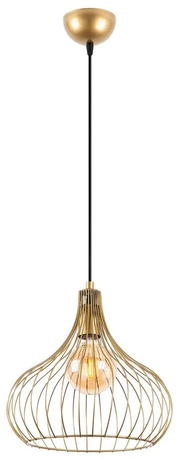 Závesné svietidlo s kovovým tienidlom ø 22 cm Teldemia – Opviq lights