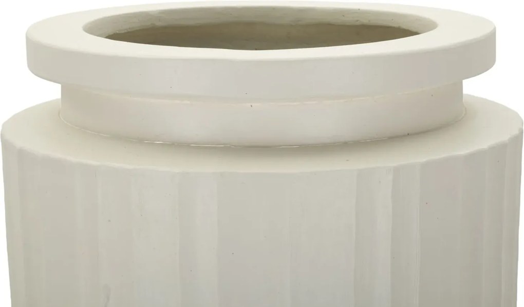 Váza High Pot 80 cm krémová