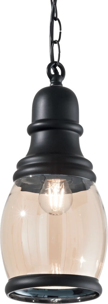 IDEAL LUX HANSEL SP1 OVAL 168609 ZÁVESNÁ ČIERNA