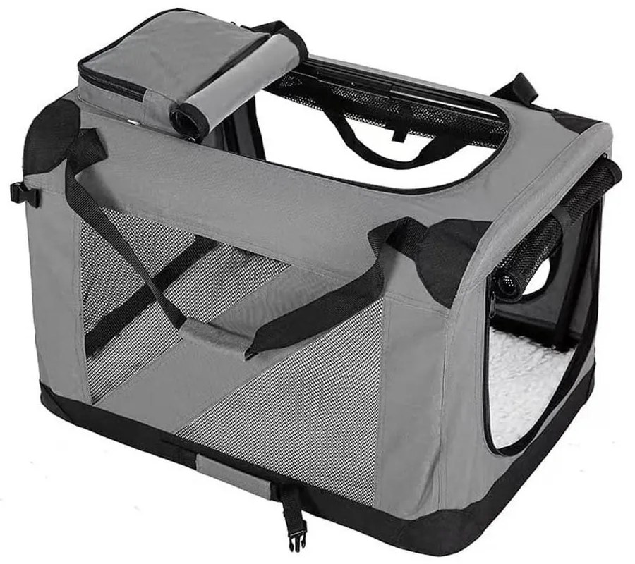 Skladacia a prenosná prepravka na domáce zviera, viac typov, veľkosť S