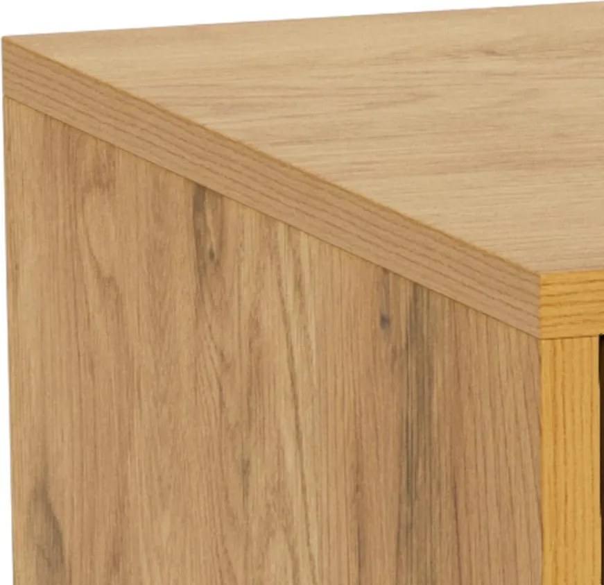 Komoda Palmdale 80 cm dub divoký/černý