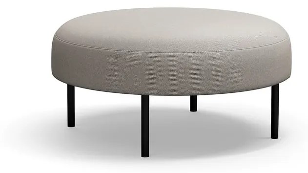 Taburet na nožičkách VARIETY, Ø 900 mm, látka Blues CSII, šedohnedá