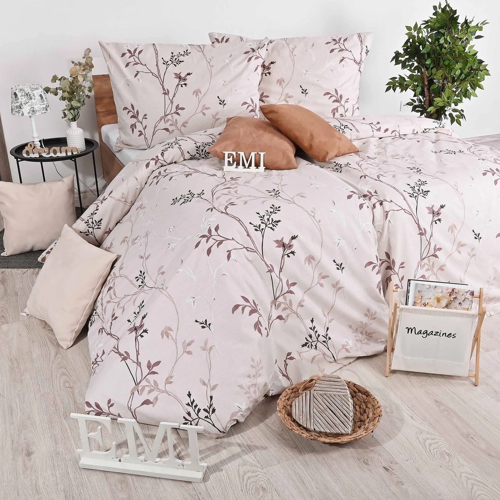 Obliečky bavlnené Zidon EMI: Štandardný set jednolôžko obsahuje 1x 140x200 + 1x 70x90