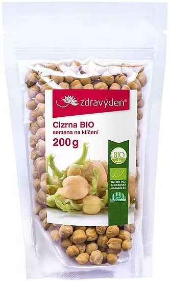 Zdravý deň BIO semená na klíčenie - cícer 200g
