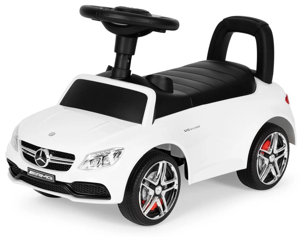 MULTISTORE Mercedes biele tlačné autíčko so zvukmi