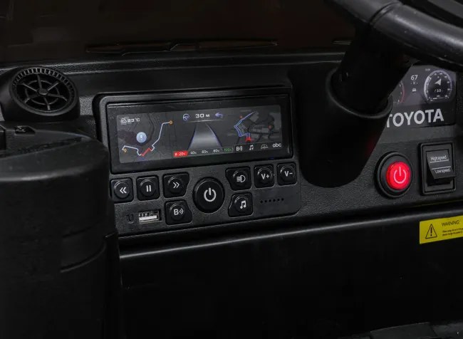 Elektrické autíčko Toyota Land Cruiser PRADO čierne