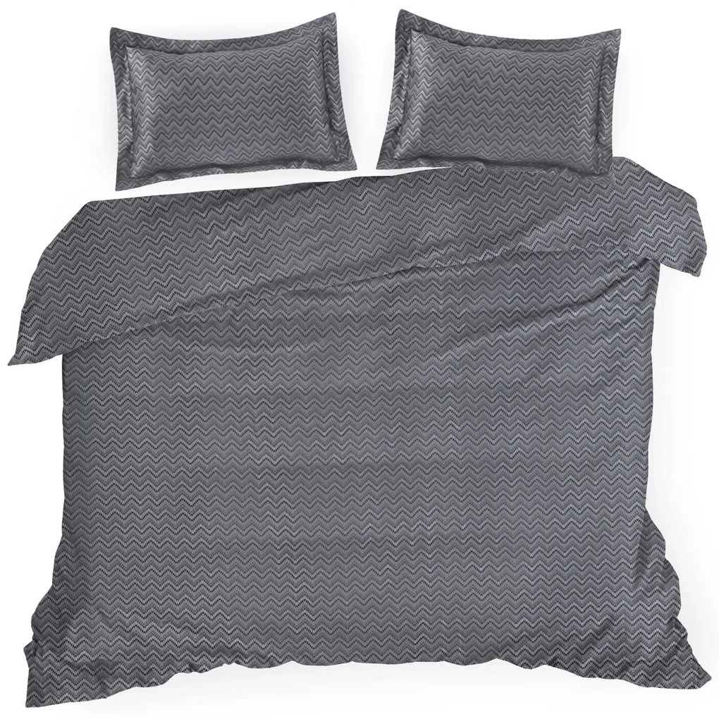 BAMBUSOVÉ OBLIEČKY BAMBO 160X200 CM, 2KS 60X80 CM SIVÉ