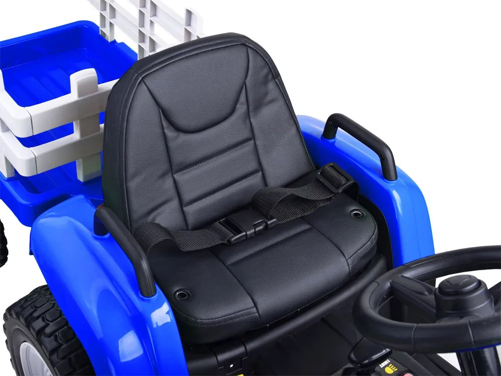 JOKOMISIADA Traktor s prívesom na akumulátor + diaľkové ovládanie  PA0242 modrý