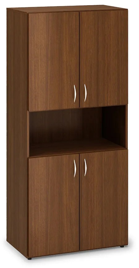 Vysoká skriňa ProOffice 80 x 47 x 178 cm, orech