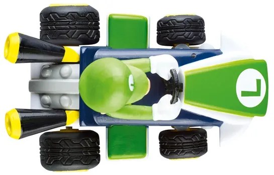 Carrera Mini autíčko na diaľkové ovládanie Luigi + Plyšová hračka Luigi, 23 cm  (800008000)