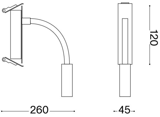 Ideal Lux - LED Flexibilná lampička IO LED/3W/230V CRI 90 biela