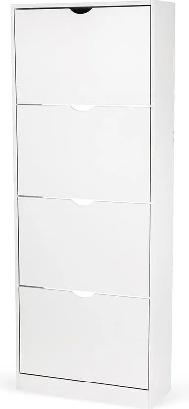 Botník AVENBERG SLIM FLIP 4 biely