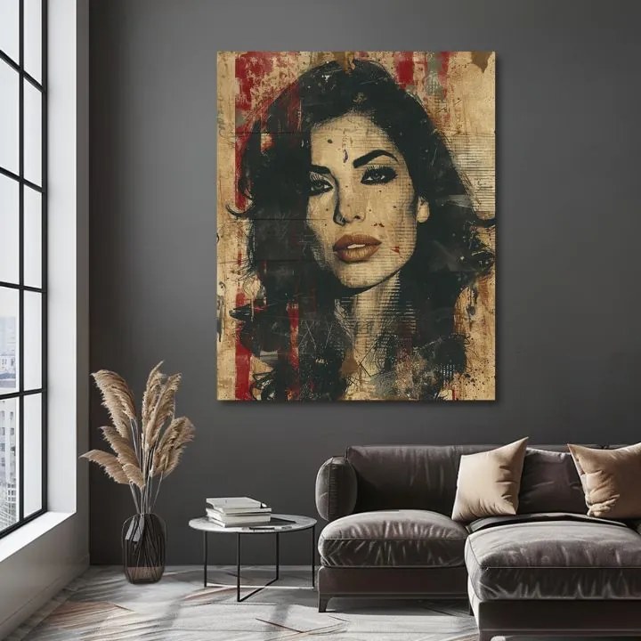 Obraz Amy Winehouse - Hlboký pohľad duše | 100% originál domaľovaný akrylom