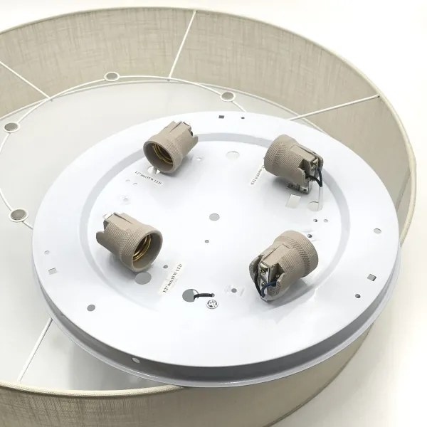 Brilagi - LED stropné svietidlo SIRIJA 4xE27/60W/230V pr. 60 cm krémové