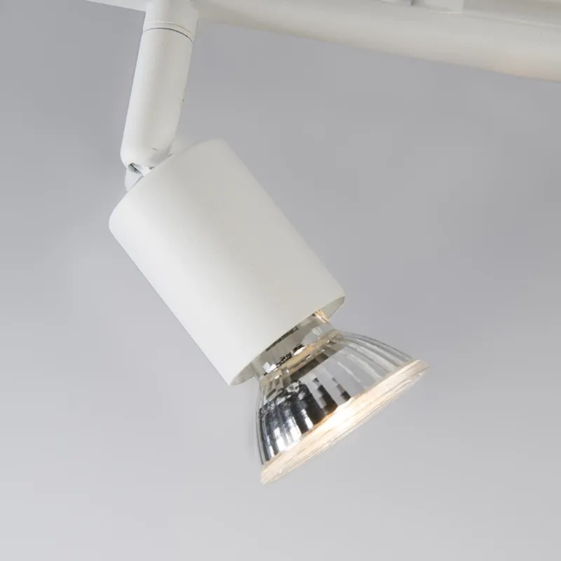 Moderný reflektor biely naklápateľný 2-žiarovkový - Jeany