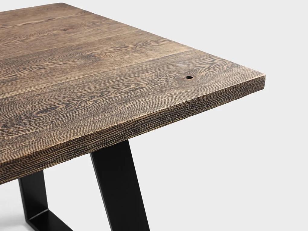 Jedálenský stôl HOFER - 160x80cm,RAL9005-Čierna