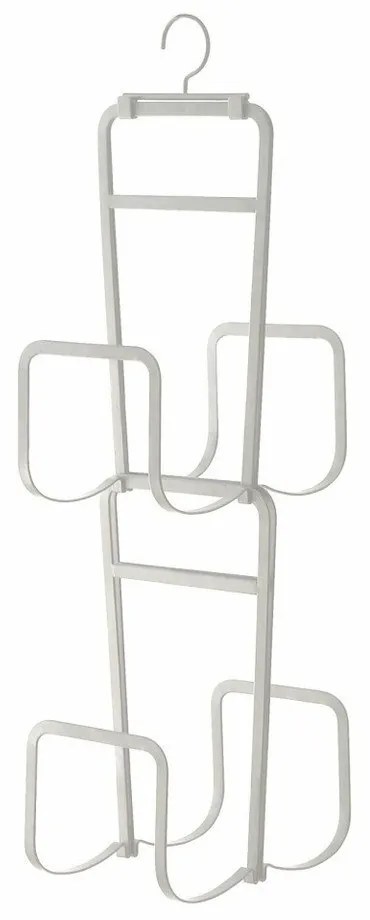 Biely vešiak na kabelky so 4 háčikmi YAMAZAKI Sapporo