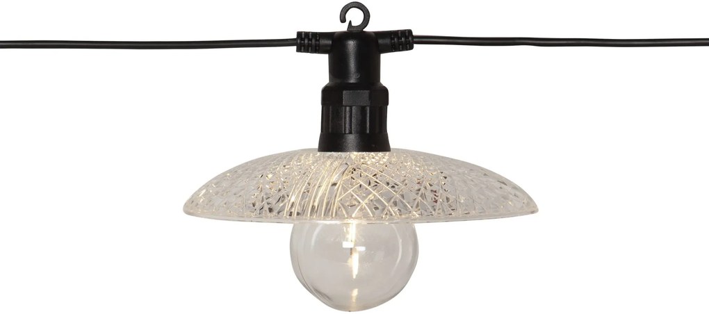 STAR TRADING Vonkajšia svetelná reťaz LED Glassy Light 3,5 m