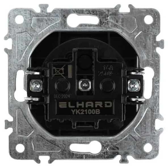 Elhard Zásuvka Royal, čierna YK2100B
