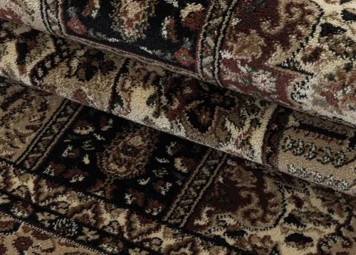 Koberce Breno Kusový koberec KASHMIR 2603 Black, čierna, viacfarebná,200 x 290 cm