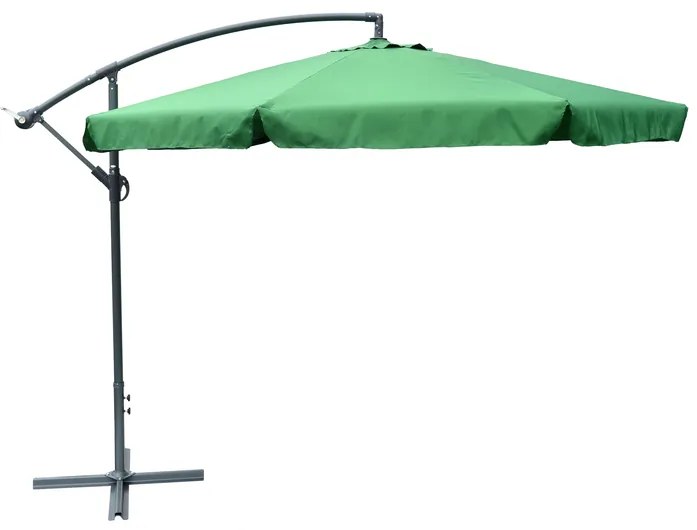 Rojaplast Slnečník EXCLUSIVE NEPROMOKAVÝ bočný - zelený