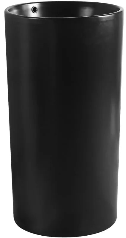 Mexen Nerda, voľne stojace umývadlo 46x44x82 cm, čierna matná, 26084670