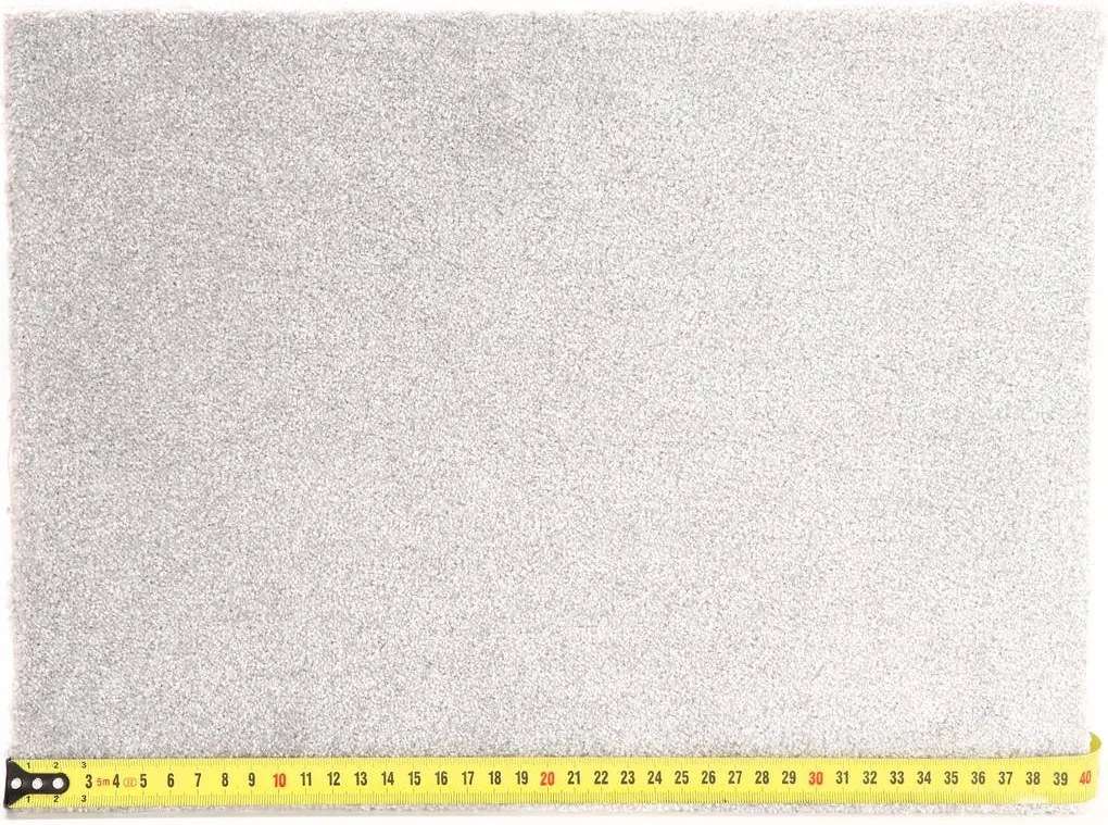 AKCIA: 55x280 cm Koberec metráž Avelino 95, šíře, biela, fusion back, chodba / predsieň, ITC