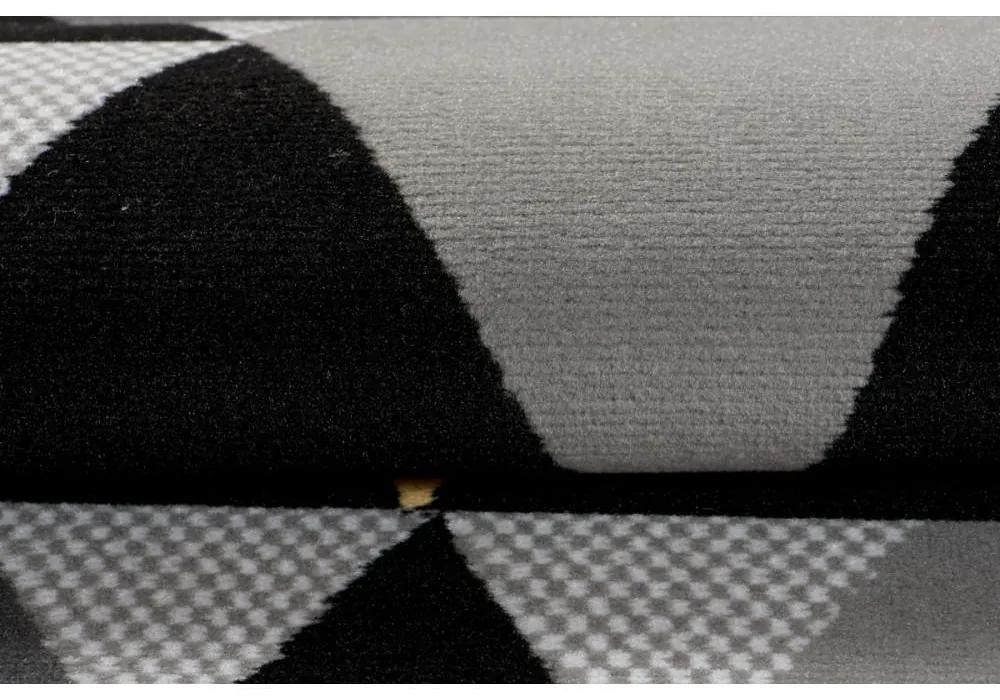 Kusový koberec PP Rico čiernožltý 160x220cm