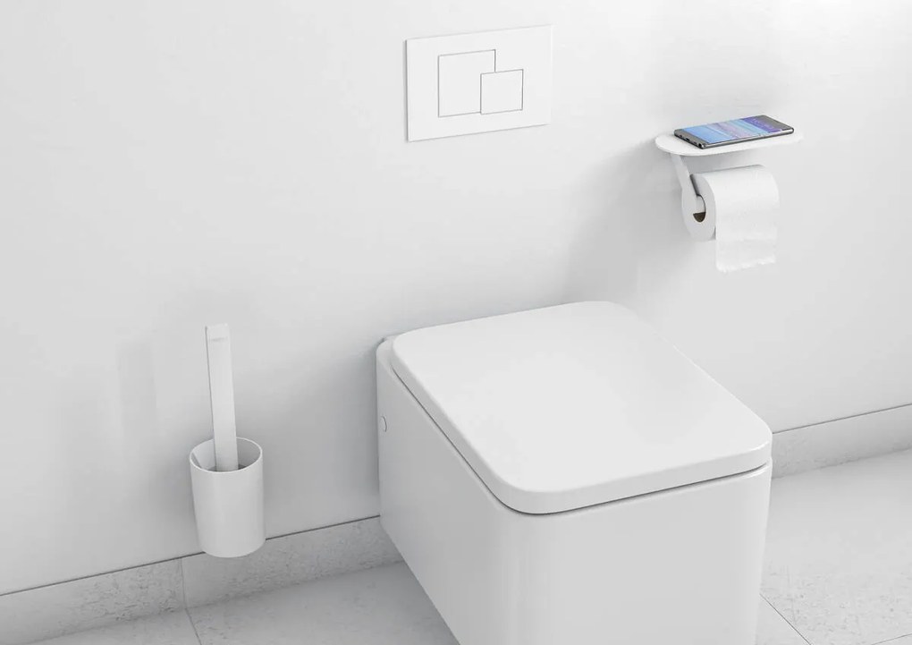 Hansgrohe WallStoris, sada pre WC, biela matná, HAN-27969700