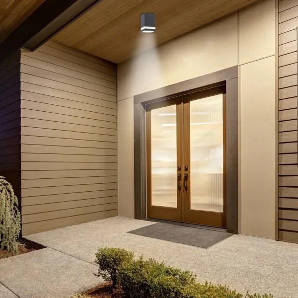 Rabalux 7818 - Vonkajšie bodové svietidlo ZOMBOR 1xGU10/35W/230V štvorcový IP54