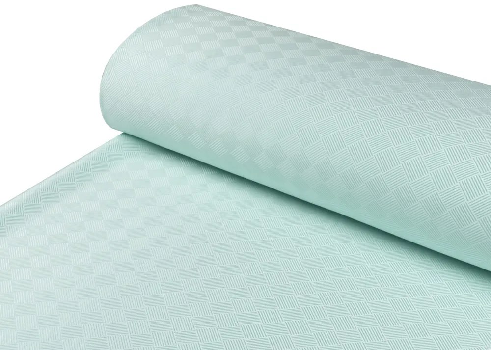 Biante Teflónový okrúhly obrus Milano TF-050 - svetlo mentolový Ø 80 cm