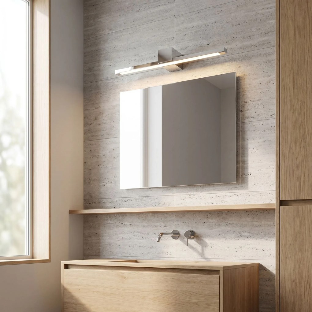 Toolight Toolight, LED nástenné svietidlo, 60cm, 12W, 4000K, 1000lm, SWE041-1W, chrómová, OSW-20141