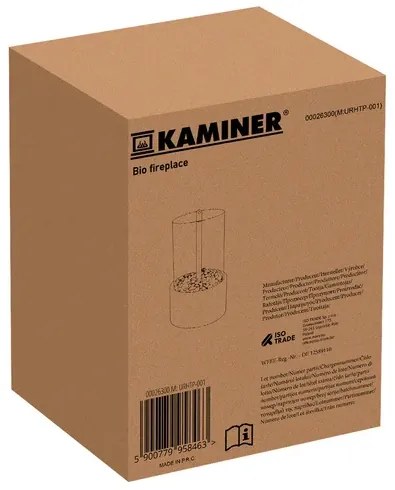 Kaminer Bezdymový voľne stojaci biokrb pre dom a terasu KAMINER 00026300