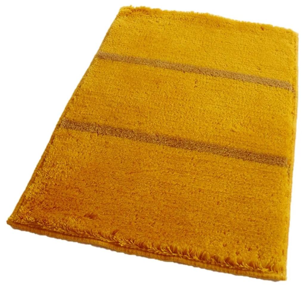 ROUTNER Kúpeľňová predložka IRSINA Žltá 10509 - Žltá / 60 x 100 cm 10509