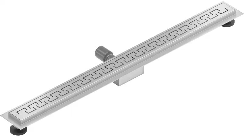 Mexen Flat nerezový sprchový žľab 100 cm vzor M15, 1024100-15