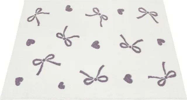 Koberec Lima M186A krémový / fialový