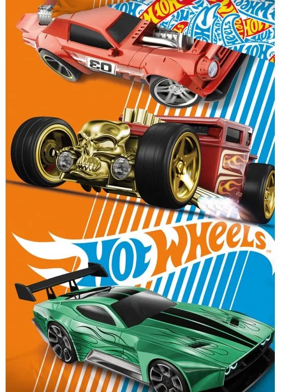 Detské obliečky Hot Wheels Retro 140x200/70x90 cm