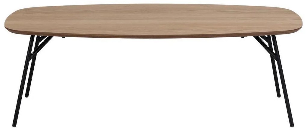 Konferenčný stolík Caracas 120 cm dub olejovaný/čierny