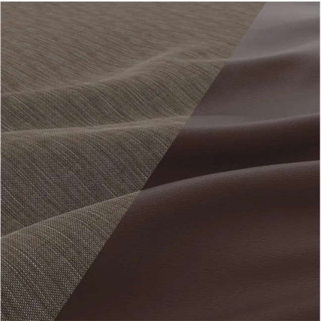 Kreslo LUNA hnedé / cappuccino