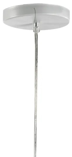 ONLI - Luster na lanku RICKY 1xE27/15W/230V pr. 40 cm biela