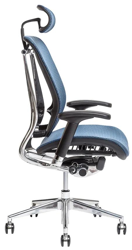 Kancelárska ergonomická stolička Office Pro LACERTA — viac farieb, nosnosť 150 kg Modrá
