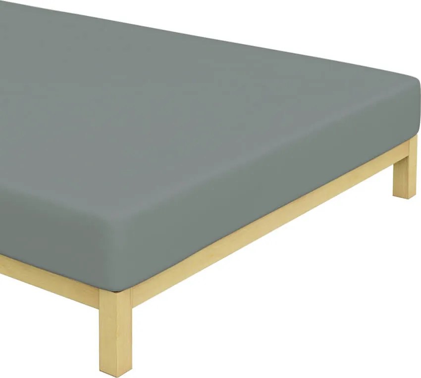 Jersey prestieradlo tmavosivé Veľkosť: 120x200 cm